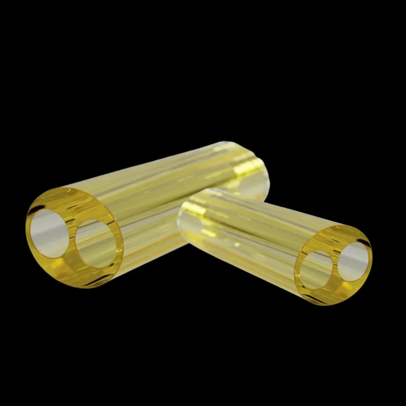 La cavidad láser de cuarzo proporciona durabilidad resistente a la corrosión y transmitancia de UV a IR 99%.