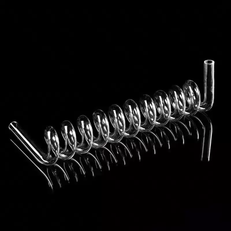 El tubo de cuarzo en espiral de precisión está diseñado para sistemas de reactores de temperatura extrema.