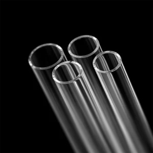 UV-Quarzglasröhre Thermoschocktest bei 1450°C zur Validierung des Sterilisationssystems.