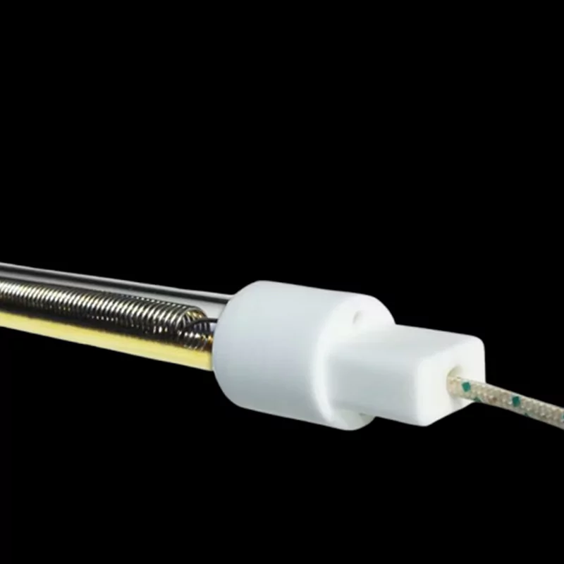 Tubos de calefacción por infrarrojos de cuarzo resistentes a la corrosión en hornos de revestimiento de automóviles.