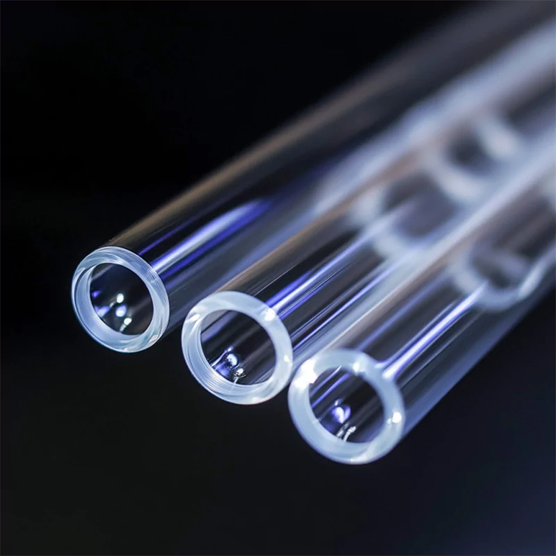 Componentes capilares de cuarzo transmisores de UV para sistemas de análisis espectral