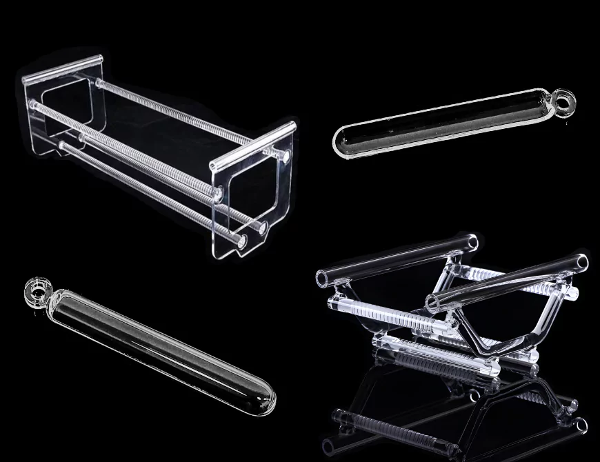 Botes de cuarzo resistentes al calor no contaminantes