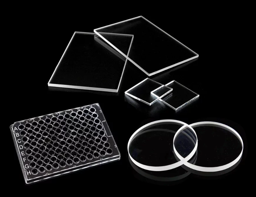 Superficies ópticas de placa de cuarzo con distorsión térmica casi nula