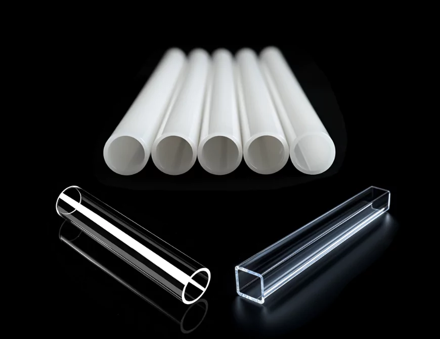 tubos de cuarzo para sistemas de calefacción industrial y laboratorios