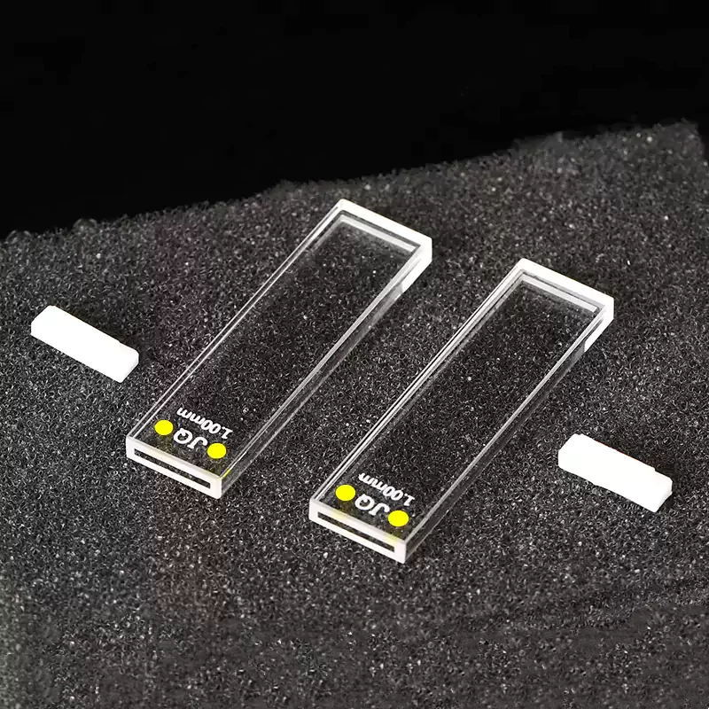 1mm path length quartz fluorescence cuvette