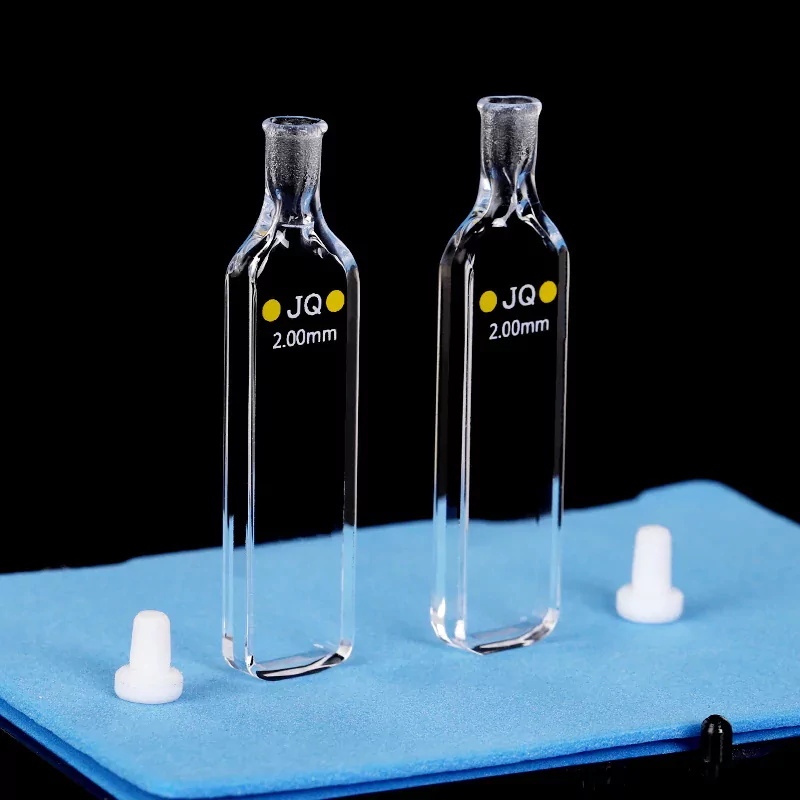 High Purity Quartz Fluorescence Cuvette with PTFE Stopper