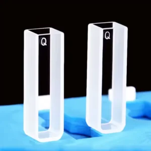 Два оптических окна Стандартная кварцевая кювета с высокой прозрачностью для УФ-визуальных приложений