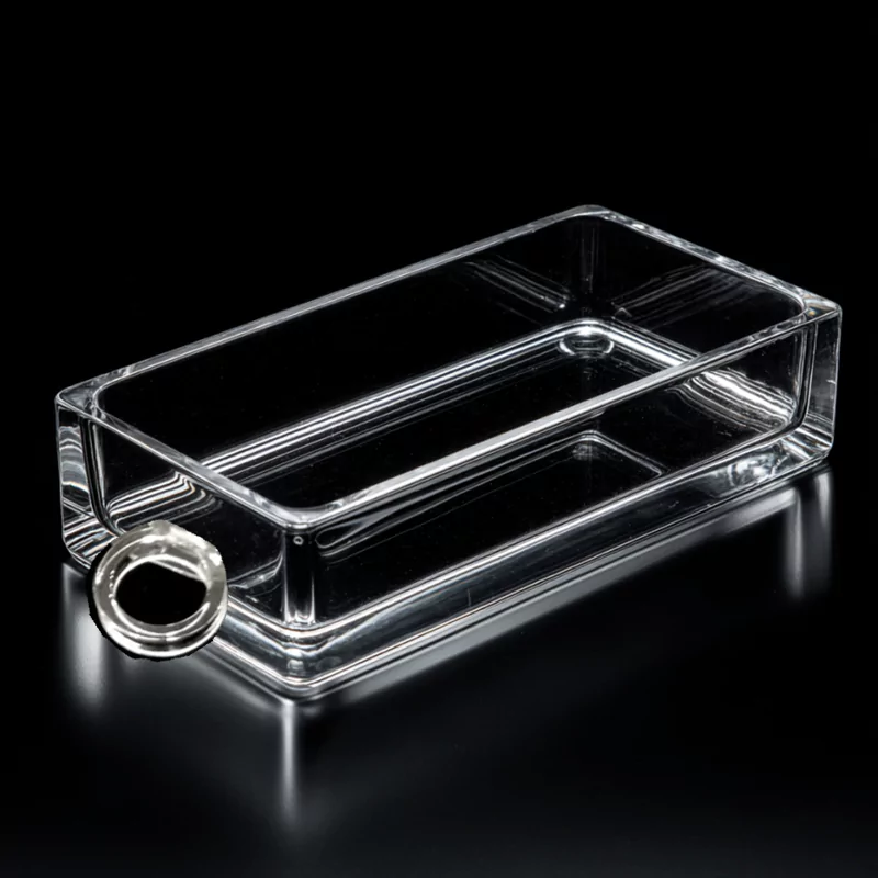 High purity quartz combustion boat for laboratory analysis