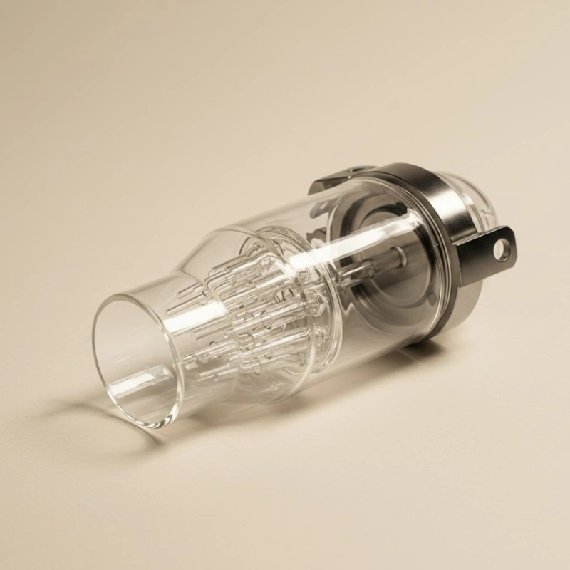 Industrial quartz burner fabrication system active flame setup