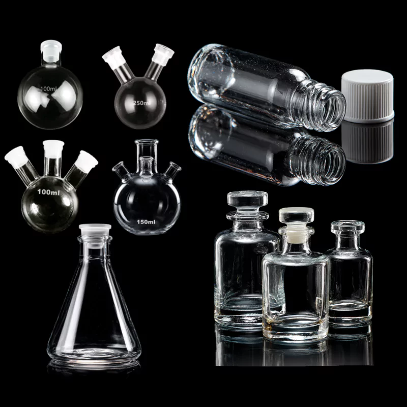 Botellas de cuarzo de calidad de laboratorio para aplicaciones críticas de investigación