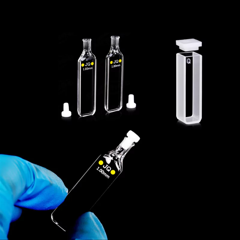 Precision-crafted quartz cuvettes for spectrophotometry