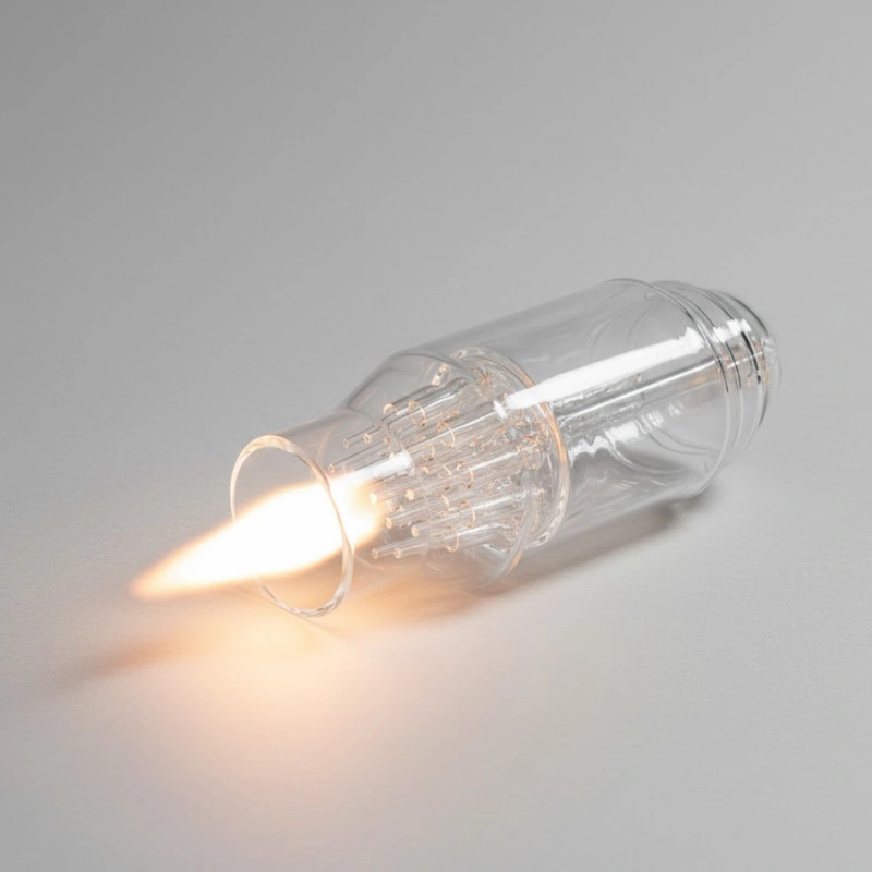 Quartz burner fabrication equipment for tube welding