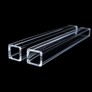 Thermal-Resistant-Transparent-Quartz-Square-Tube