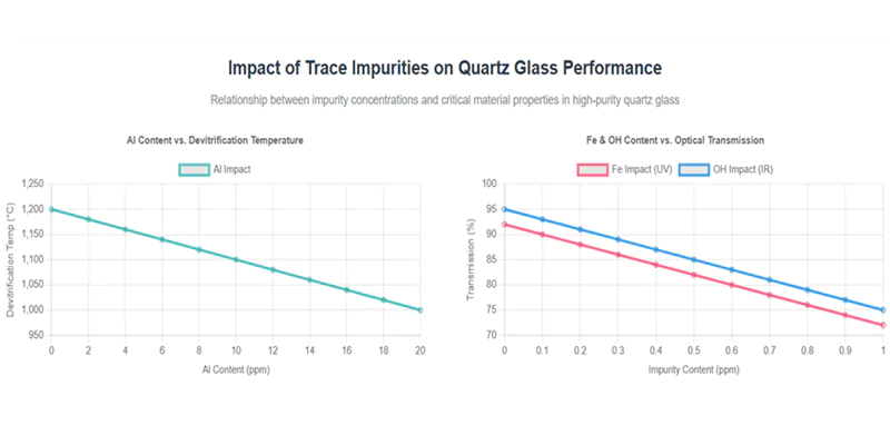 teor de impureza versus mudança de propriedade