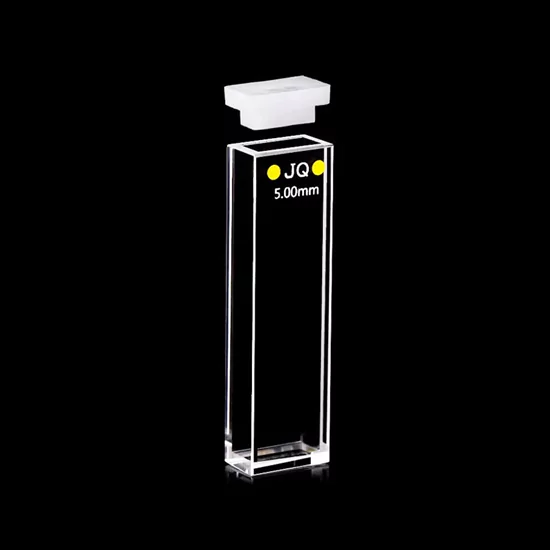 Cubeta de fluorescencia de cuarzo de 1750μl con tapa