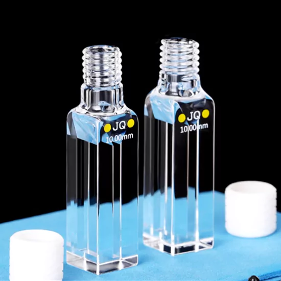 700μl 석영 형광 큐벳(나사 캡 경로 길이 10mm)