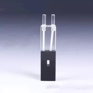 Black-Walled Quartz Flow Cuvette for Spectrophotometry