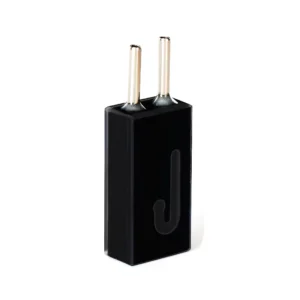 Black‑wall quartz flow cell cuvette with stainless steel connectors for inline OD & UV analysis