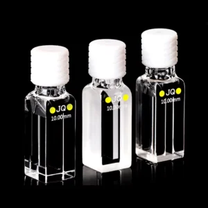 Yaşam Bilimleri için Vidalı Kapaklı Buharlaşma Kontrollü Kuvars Mikro Küvet