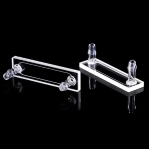 Cubetas de cuarzo de flujo continuo de gran pureza para análisis espectrofotométricos UV-Vis continuos