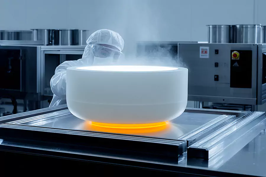 Cómo evaluar los crisoles de cuarzo para el crecimiento de silicio Czochralski de 300 mm