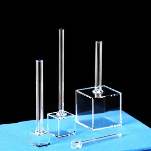 Optically-Aligned Quartz Atomic Gas Cell Cuvettes for LIF Diagnostics