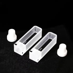 Cubeta IR de cuarzo sellada con precisión para laboratorios de FTIR y espectroscopia infrarroja