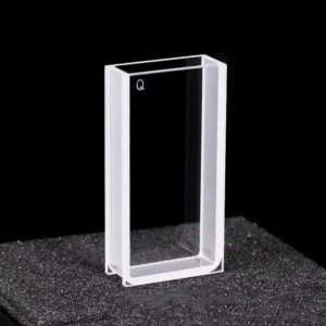 Cubeta de cuarzo para espectrofotometría UV-Vis