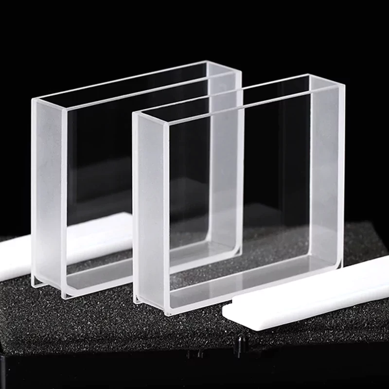 UV fused quartz cuvette with large optical area for spectroscopy