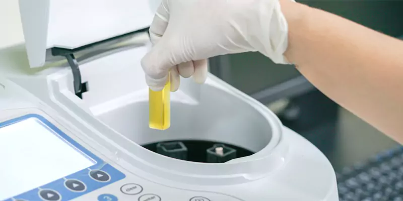 rango de absorbancia UV-Vis NIR