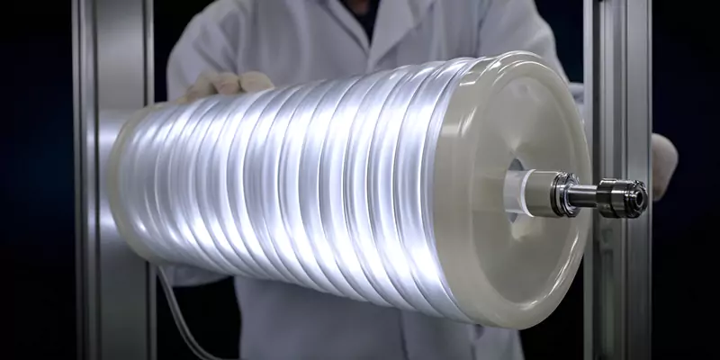 أنبوب كوارتز معتم حلزوني حلزوني مدمج أنبوب كوارتز حلزوني غير شفاف