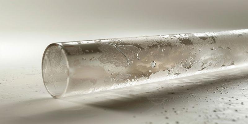 Como a ciclagem térmica e o estresse mecânico reduzem a transmissão do tubo de quartzo?