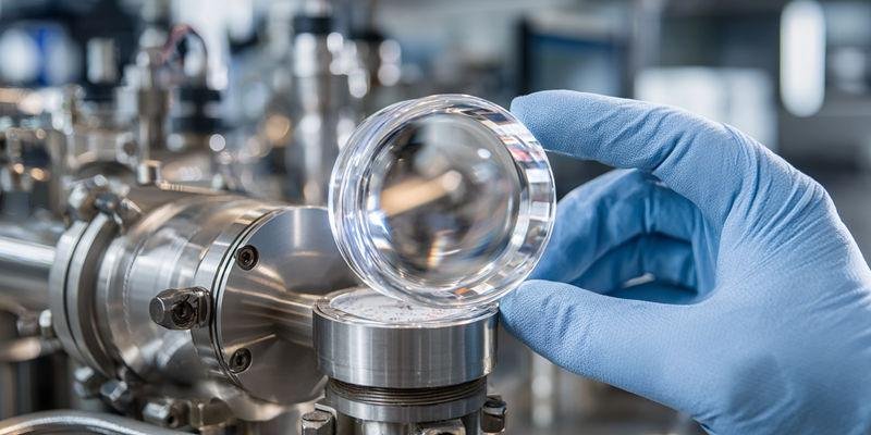 ¿Qué especificaciones de rendimiento de los discos de cuarzo se requieren para las aplicaciones de ventana de salida del haz láser?