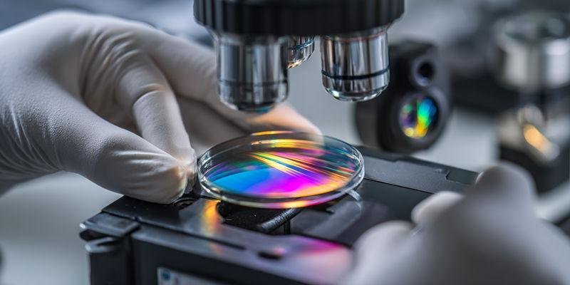 ¿Qué espesor de revestimiento antirreflectante maximiza la transmisión de los discos de cuarzo fundido?