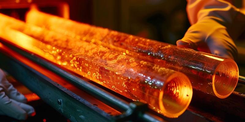 O que são exatamente o ponto de fusão e o ponto de amolecimento do quartzo fundido?