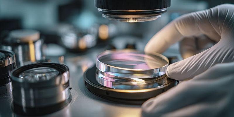 ¿Qué rendimiento de homogeneidad del índice de refracción alcanzan las lentes de disco de cuarzo?