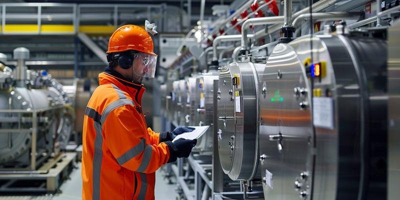 Quais sistemas de processamento térmico industrial em larga escala utilizam tubos de quartzo de 200 a 400 mm?