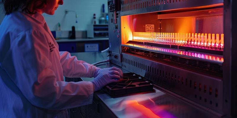 Que temperatura os tubos de quartzo podem suportar em ambientes de vácuo?