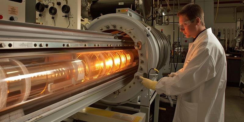 Quais fatores de projeto determinam a confiabilidade do tubo de quartzo grande na operação contínua em alta temperatura?