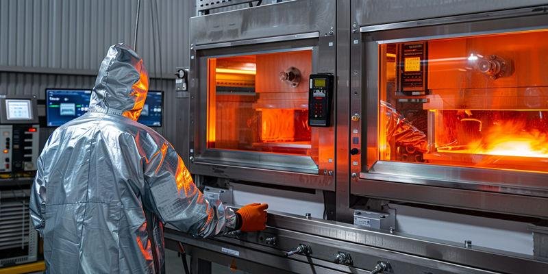 산업용 용광로 온도 안정성 요건은 석영과 유리 성능을 어떻게 비교합니까?