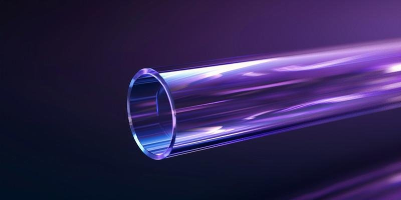 ¿Cómo determina el contenido de OH el rendimiento infrarrojo frente al ultravioleta en los tubos de cuarzo?