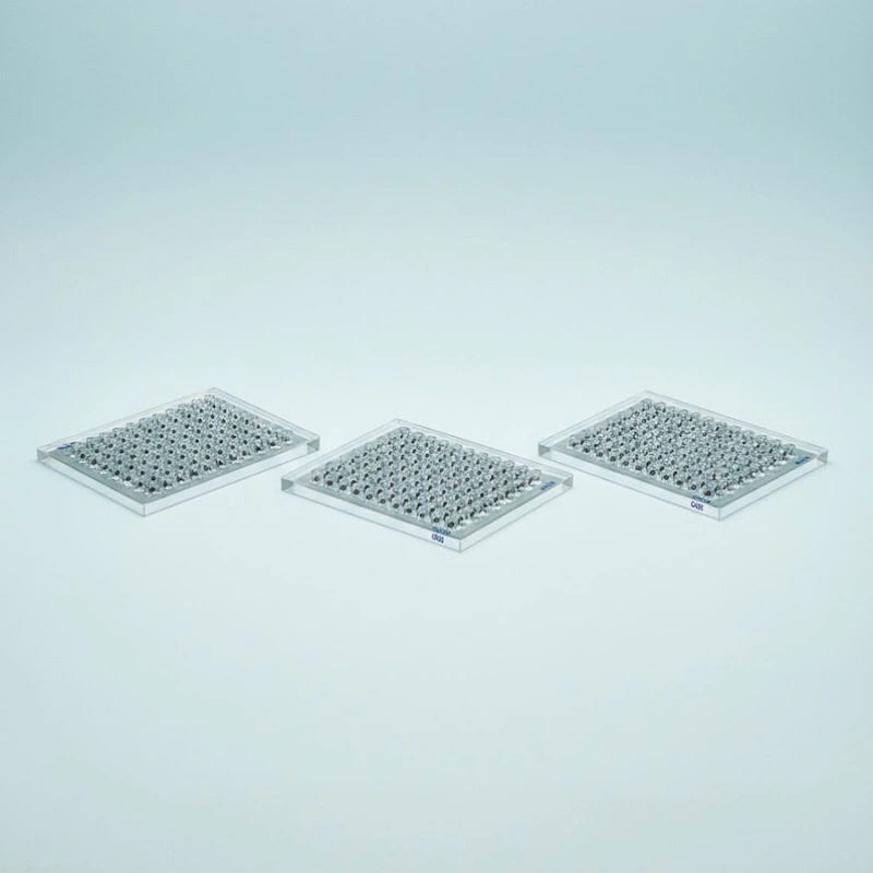 Chemically Inert Quartz 96 Well Plate for High-Throughput UV Spectroscopy Applications