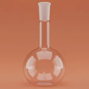 Flat bottomed fused quartz flask excellent Optical clarity