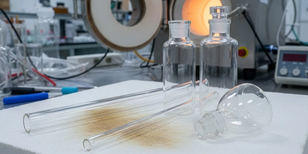 High-Temperature Quartz Labware for Tube Furnace Research Settings