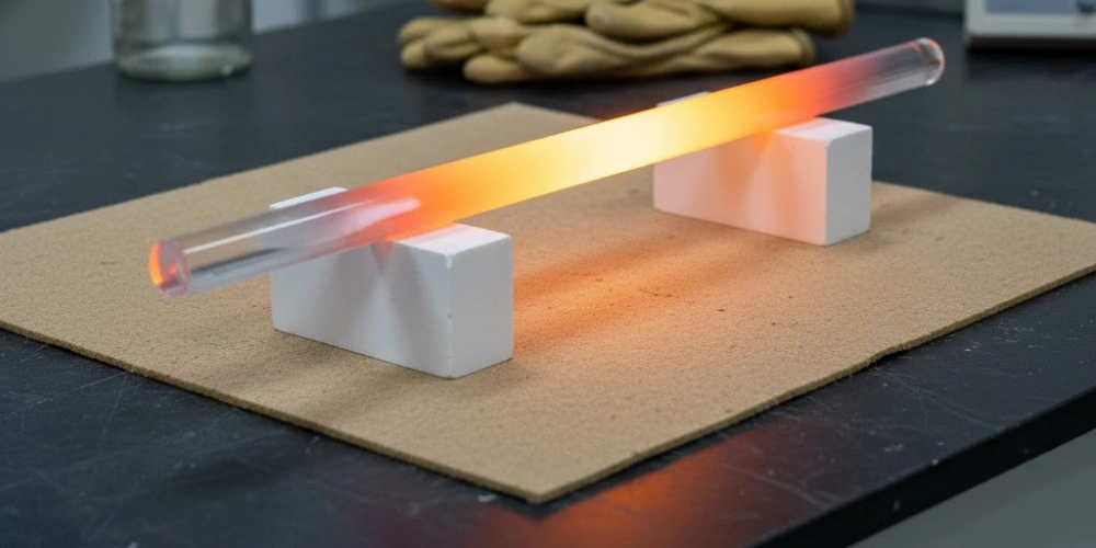 Incandescent Quartz Rod for Laboratory High-Temperature Thermal Testing
