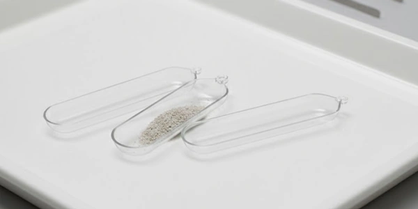 Laboratory-Grade Quartz Combustion Boat for Powder Sample Preparation