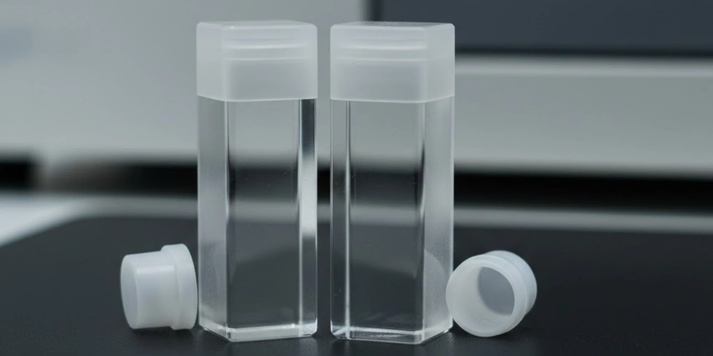 Matched UV Vis Quartz Cuvette for Pathlength Calibration and Instrument Verification Matched UV Vis Quartz Cuvette for Pathlength Calibration and Instrument Verification