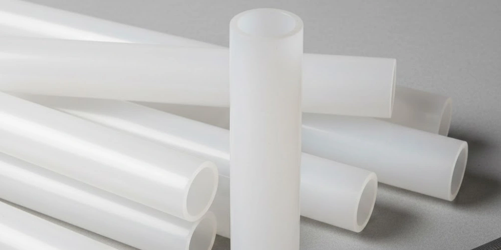 Milky-White Opaque Quartz Tube for Material Identification and Dimensional Reference