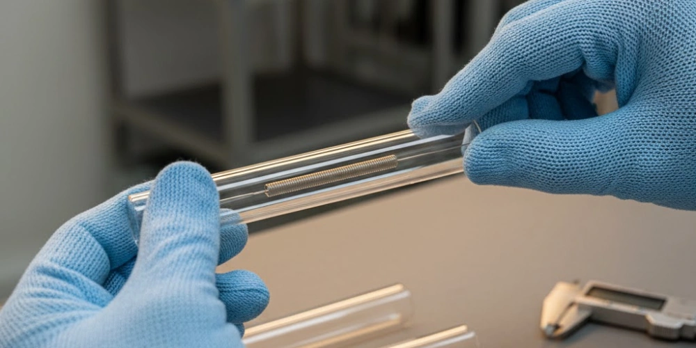 Platinum-Paired Quartz Thermocouple Tubes for High-Temperature Assembly in Semiconductor Equipment