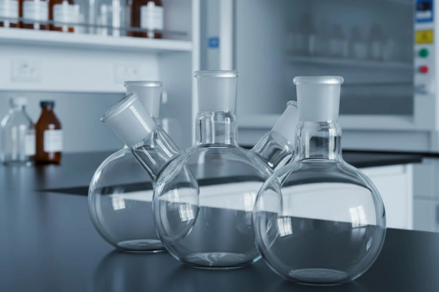 Quartz Round Bottom Flask Selection for UV Photochemistry Experiments